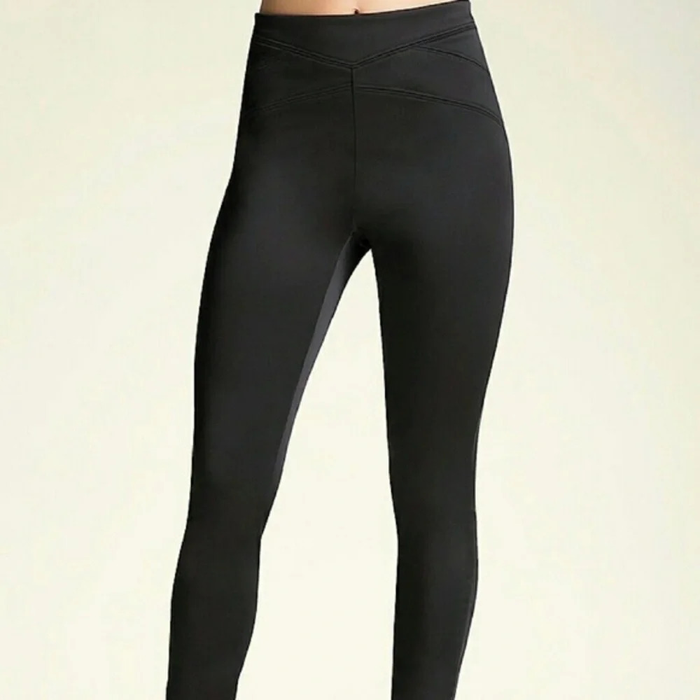Bebe Black Tiana Black High Waisted Skinny Pants